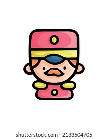 Colorful and simple halloween costume design
