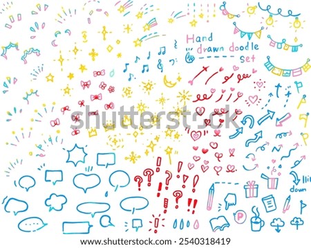 colorful and simple icons set 