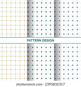 Colorful simple pattern design vector