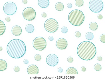 Colorful and simple shapes and stripes background illustration