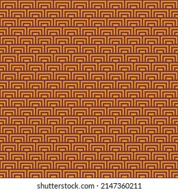 colorful simple vector flat art carrot orange and catawba seamless pattern of minimalistic geometric scaly square pattern in japanese style