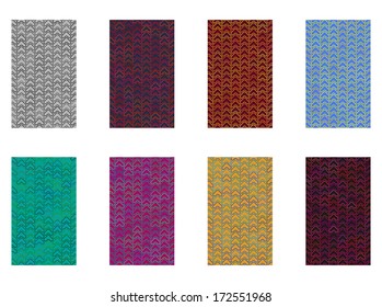 Colorful simplistic arrows. Abstract vector wallpaper. Colorful business card background.