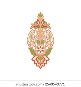 colorful Single motif Design vector