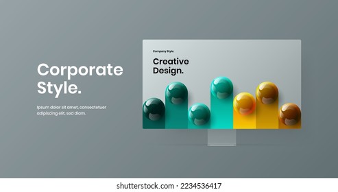 Farbige Website-Bildschirm Vektordesign-Layout. Helles Display-Mockup-Präsentationskonzept.