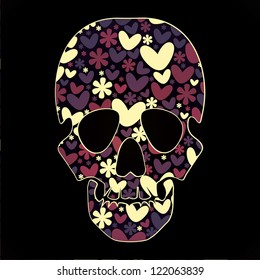 Colorful skull