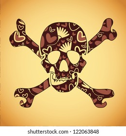 Colorful skull
