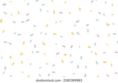 Colorful small confetti background material