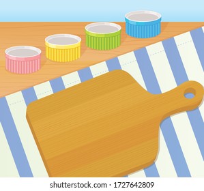 Colorful small heat-resistant device and cutting board