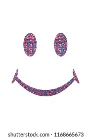 colorful smile face