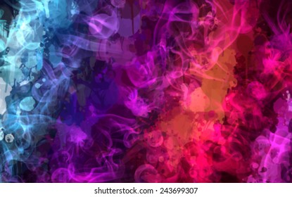 Colorful Smoke Background