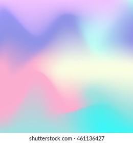 Colorful smoke background, trendy retro illustration.