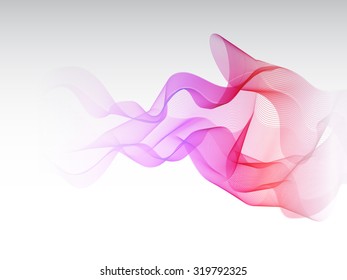 Colorful smoke wave background for your projects