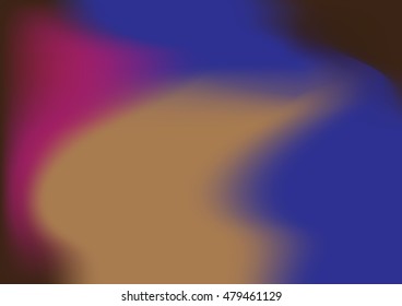Colorful smooth curve blue and purple vector texture.Beautiful abstract elegant futuristic background.