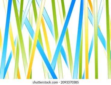 Colorful smooth glossy stripes abstract geometric corporate background. Vector design