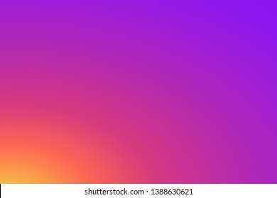 Colorful smooth gradient background. Social media instagram template colorful abstract background. Vector illustration. EPS 10