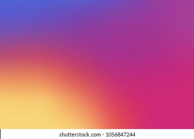 Colorful smooth gradient color Background design for your instagram project design. 