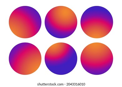 Icono de fondo de color de gradiente suave y colorido. Ilustración del vector