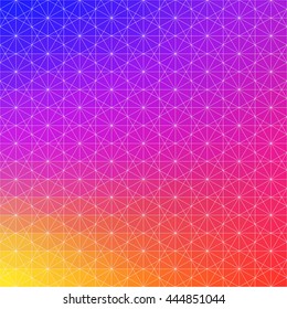 Colorful smooth gradient color background with Grid. Vector illustration