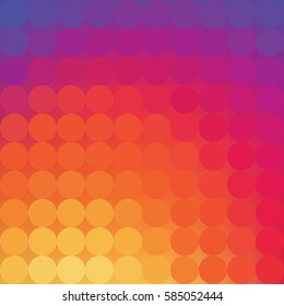 Colorful smooth gradient dotted Background, vector illustration