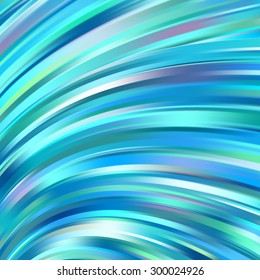 Colorful smooth light blue lines background. Vector illustration