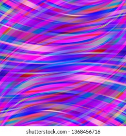 Colorful smooth light lines background. Pink, blue colors. Vector illustration.