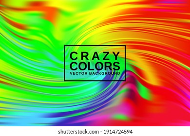 Colorful smooth light lines background. Vector illustration