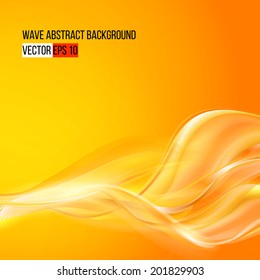 Colorful smooth light lines background. Vector illustration