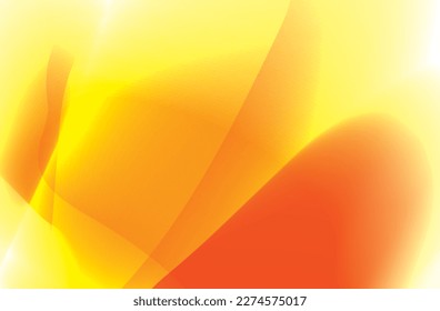 Colorful smooth light lines background. abstract orange flower Vector illustration, eps10, Abstract background in orange and yellow tones representing burst of energy and light. contains transparencie