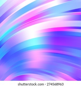 Colorful smooth light lines background. Vector illustration