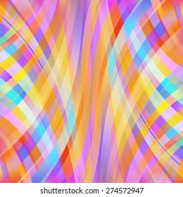 Colorful smooth light lines background. Vector illustration