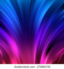 Colorful smooth light lines background. Vector illustration