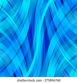 Fondo colorido de líneas de luz lisas. Ilustración del vector