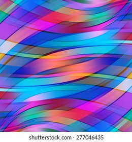 Colorful smooth light lines background. Vector illustration
