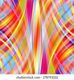 Colorful smooth light lines background. Vector illustration