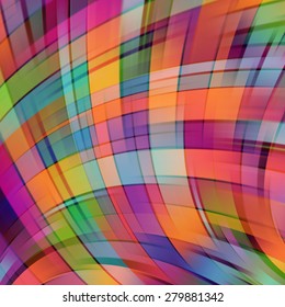 Colorful smooth light lines background. Vector illustration