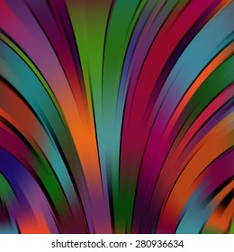 Colorful smooth light lines background. Vector illustration