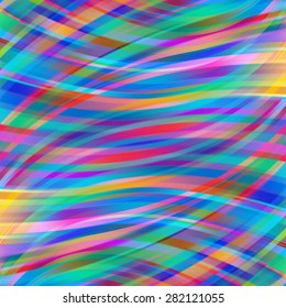Colorful smooth light lines background. Vector illustration