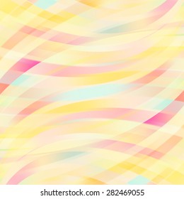 Colorful smooth light lines background. Vector illustration