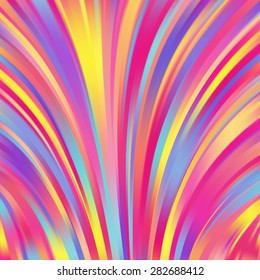 Colorful smooth light lines background. Vector illustration