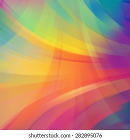 Colorful smooth light lines background. Vector illustration