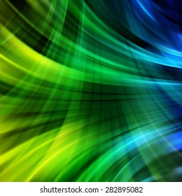 Colorful smooth light lines background. Vector illustration