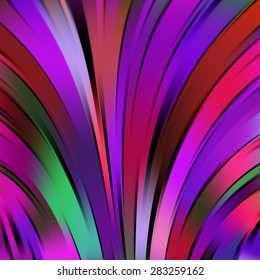 Colorful smooth light lines background. Vector illustration