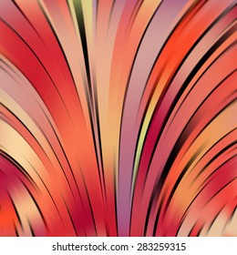 Colorful smooth light lines background. Vector illustration