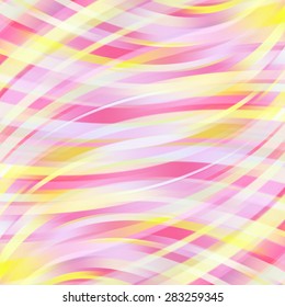 Colorful smooth light lines background. Vector illustration
