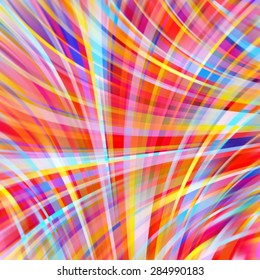 Colorful smooth light lines background. Vector illustration