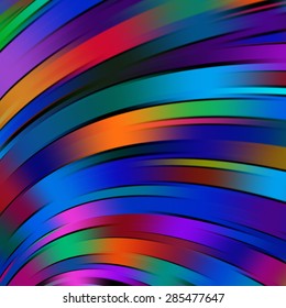 Colorful smooth light lines background. Vector illustration