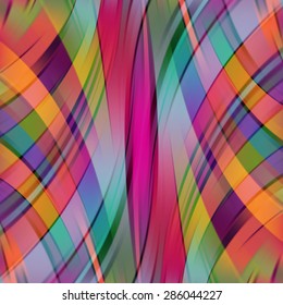 Colorful smooth light lines background. Vector illustration