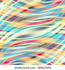 Colorful smooth light lines background. Vector illustration
