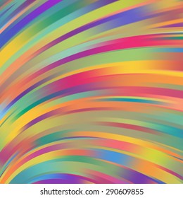 Colorful smooth light lines background. Vector illustration