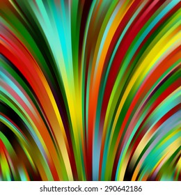 Colorful smooth light lines background. Vector illustration